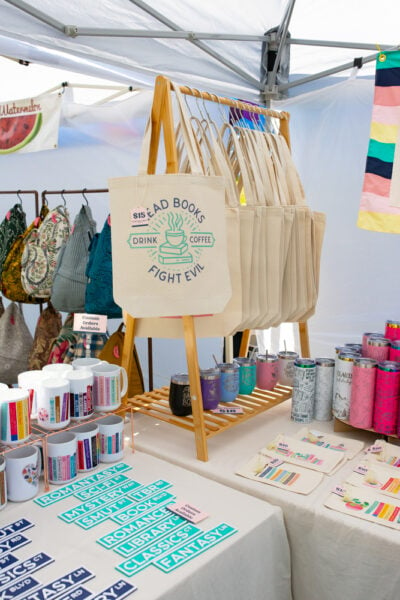 Chapter & Craft market booth