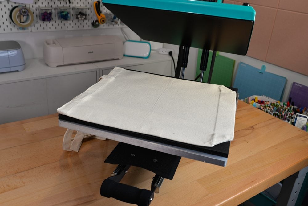 Bag pre-pressed