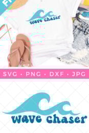 Wave Chaser SVG pin image
