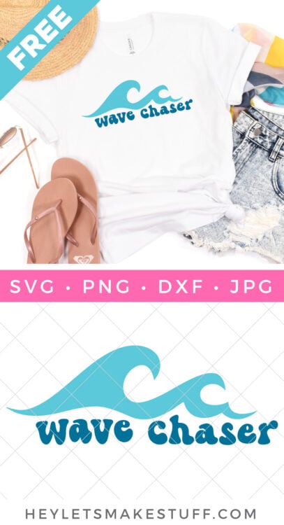 Wave Chaser SVG pin image