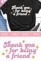 Thank You For Being a Friend Golden Girls SVG pin image