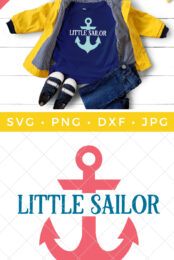 Little Sailor SVG pin image