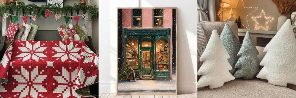 Collage of Cozy Products