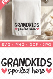 Free Grandkids SVG pin Image