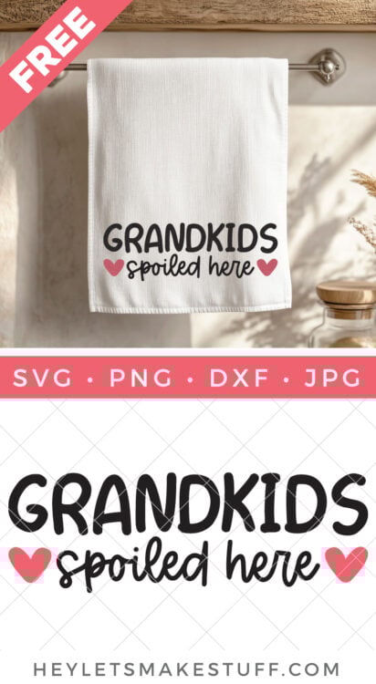 Free Grandkids SVG pin Image