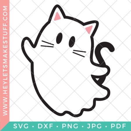 Cat ghost SVG security image