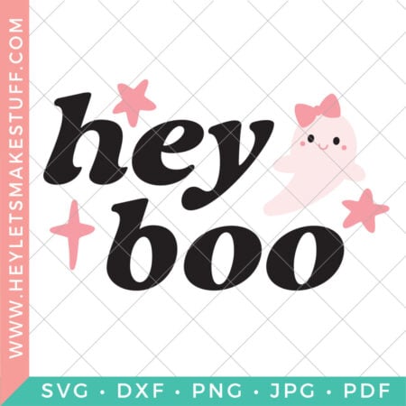 Hey boo ghost SVG security image