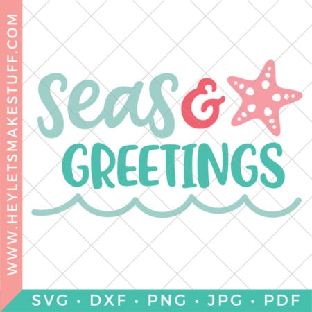 Seas & Greetings Christmas Beach SVG security image