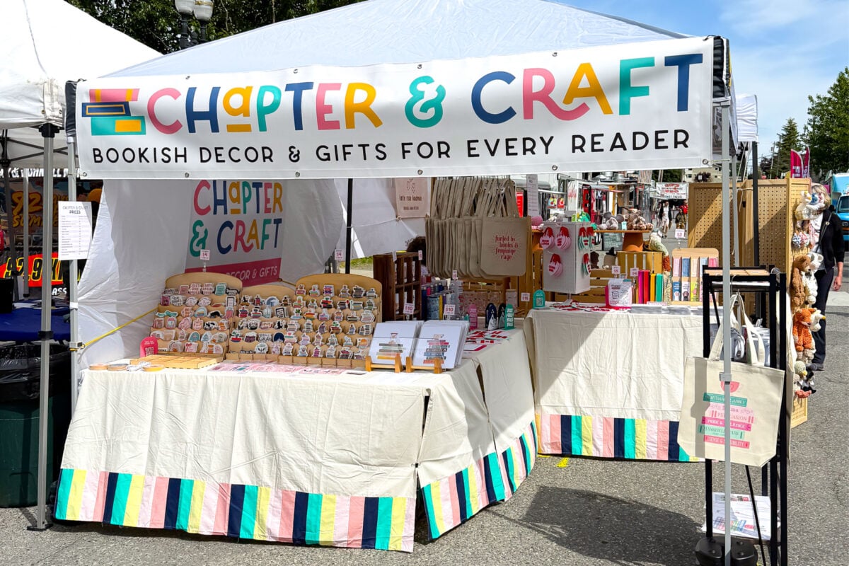 Chapter & Craft booth