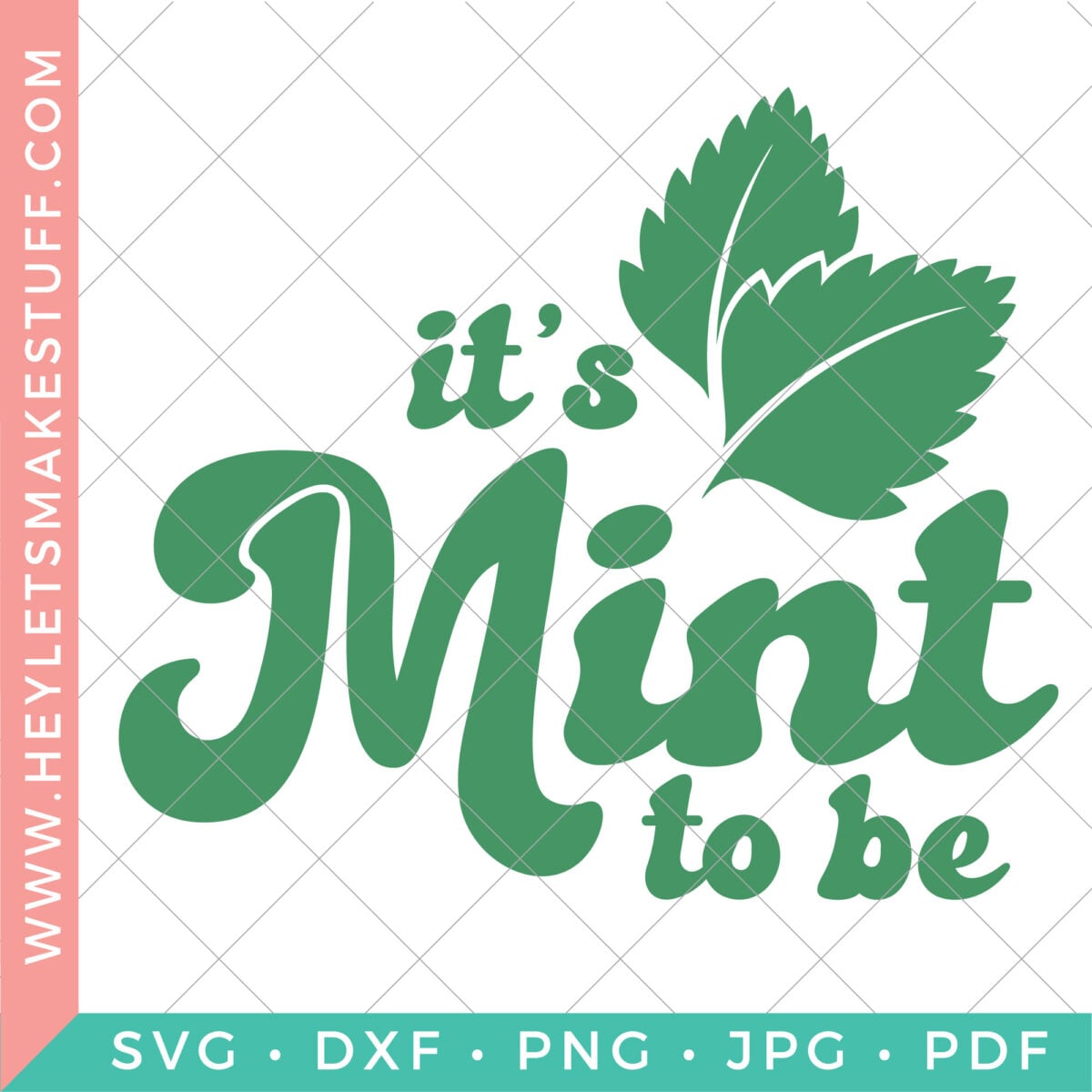 It's Mint to Be SVG security image