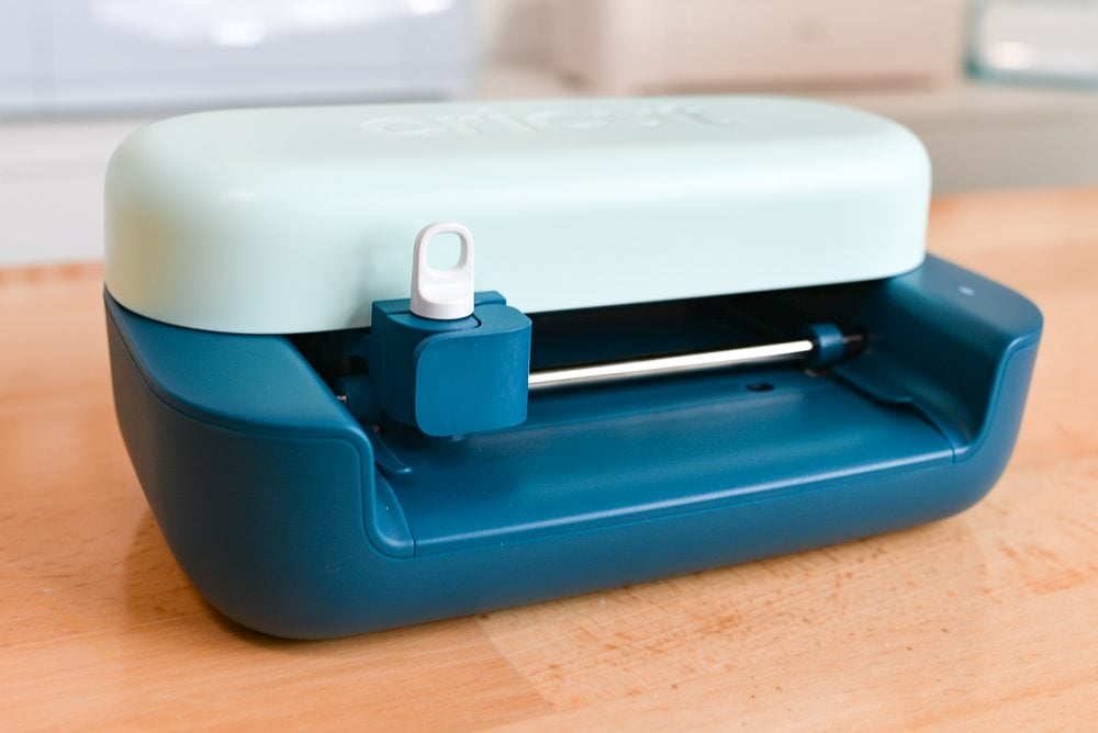 Cricut Joy 2 on a table, viewed at an angle