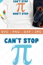 Free pi day svg pin image