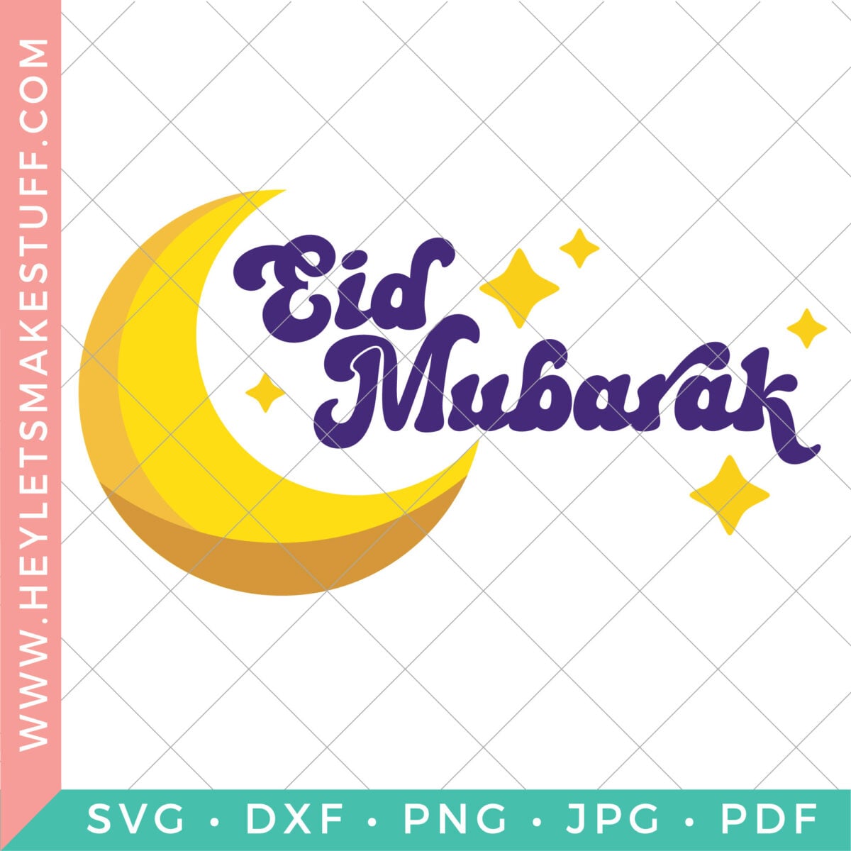 Eid Mubarak SVG security image