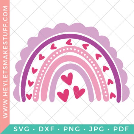 Valentine's Day Rainbow Security Image