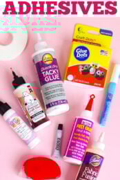 The Best Crafting Adhesives pin image