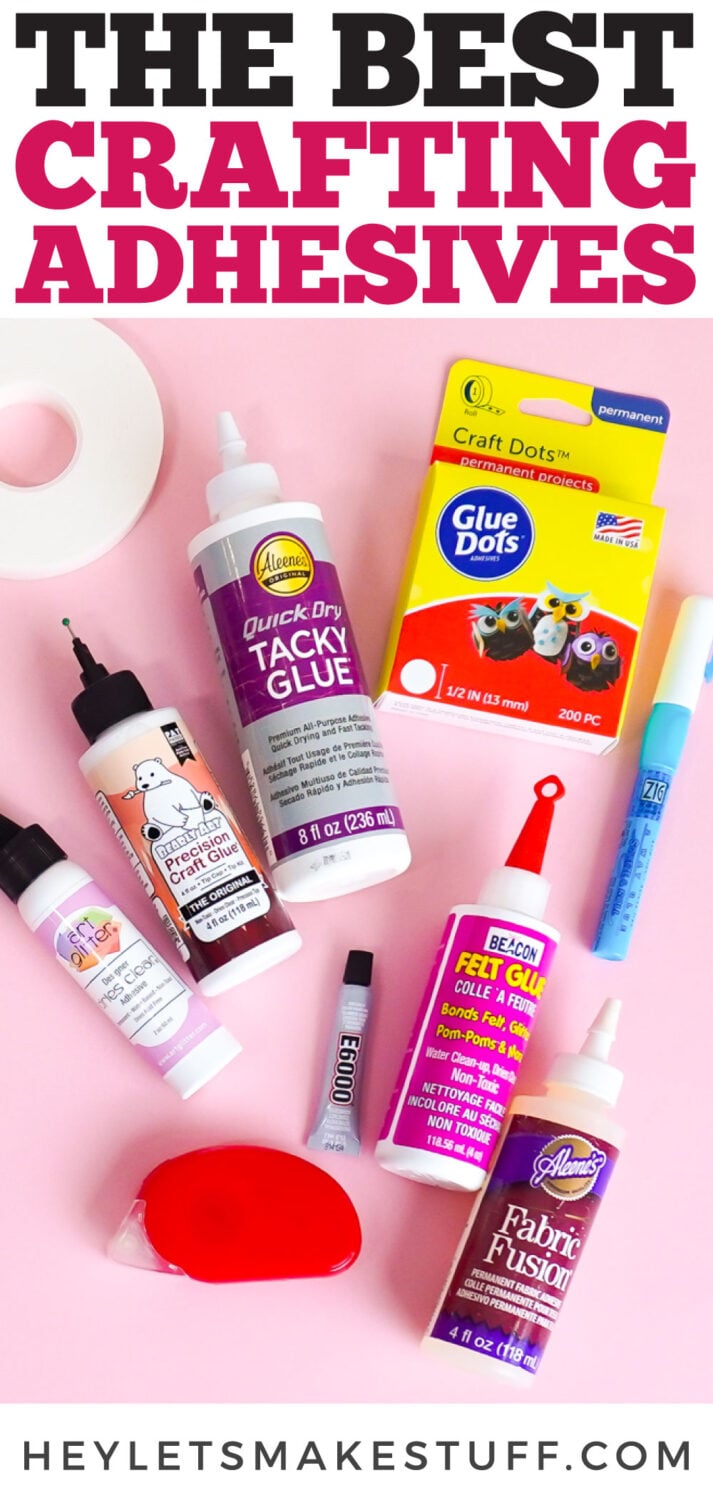 The Best Crafting Adhesives pin image