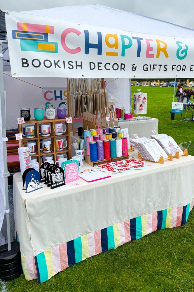 Chapter & Craft booth