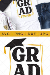 Grad Senior SVG File pin image
