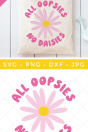 Free Daisy SVG pin image